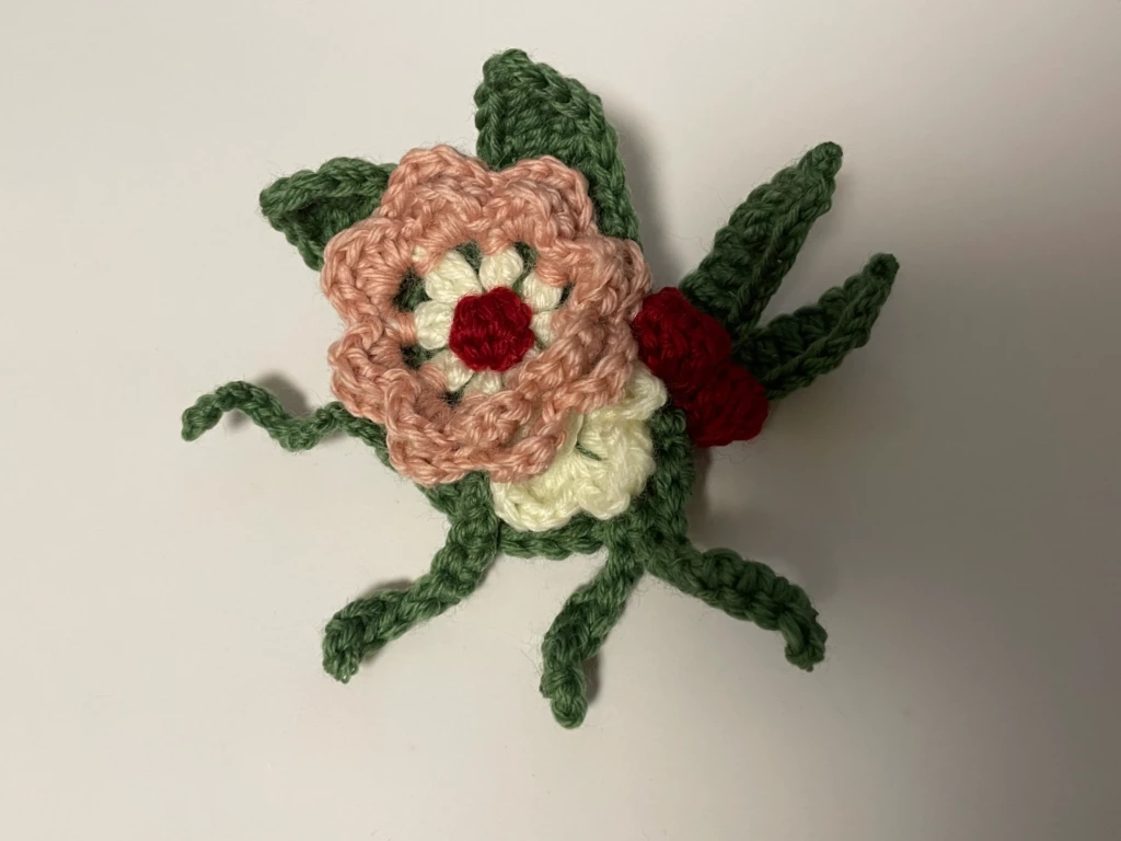 花（大）のコサージュ完成品