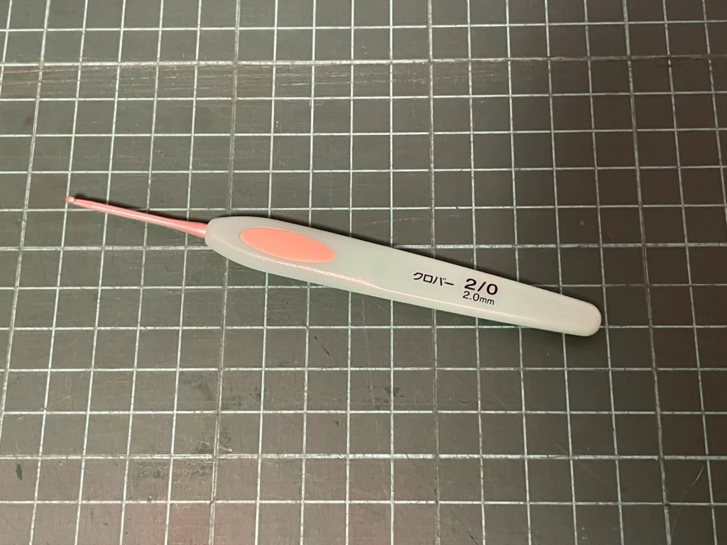 使用針。ペンE2/0号