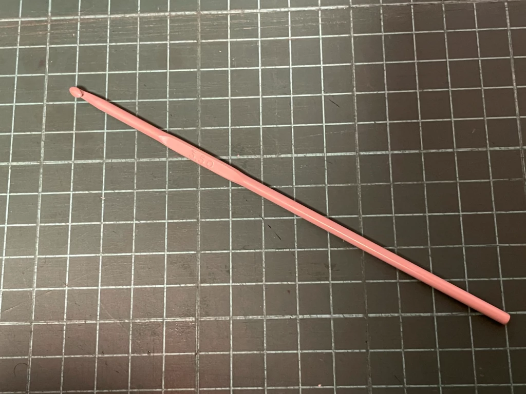 使用針AERO3.5mm針。日本サイズ6/0号相当